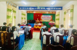 CHI BỘ TRƯỜNG MẦM NON KỲ LONG TỔ CHỨC SINH HOẠT CHUYÊN ĐÊ "VAI TRÒ LÃNH ĐẠO, CHỈ ĐẠO CỦA CHI BỘ TRONG THỰC HIỆN NHIỆM VỤ "XÂY DỰNG TRƯỜNG HỌC HẠNH PHÚC"