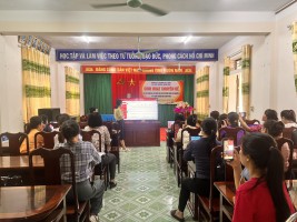 TRƯỜNG MẦM NON KỲ LONG TỔ CHỨC TẬP HUẤN CẬP NHẬT CHUẨN HÓA DỮ LIỆU THÔNG TIN, PHỤC VỤ KẾT NỐI VỚI CƠ SỞ DỮ LIỆU QUỐC GIA VỀ CÁN BỘ, CÔNG VIÊN, VIÊN CHỨC