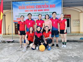TRƯỜNG MẦM NON KỲ LONG THAM GIA GIẢI BÓNG CHUYỀN HƠI NĂM 2023