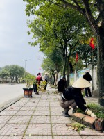 TRƯỜNG MẦM NON KỲ LONG TỔNG DỌN VỆ SINH MÔI TRƯỜNG TRƯỚC KHI NGHỈ TẾT