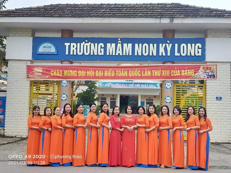 TRƯỜNG MẦM NON KỲ LONG HƯỞNG ỨNG TUẦN LỄ ÁO DÀI